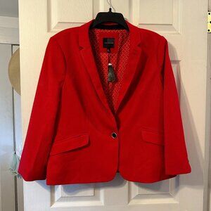 Women's Limited Orange/Red Suit Jacket. Size XL.  NWT. Matching skirt available.
